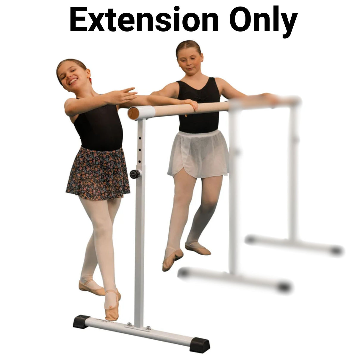 Close-up of extension connector for 110 cm barre