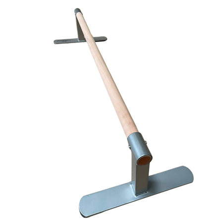 Side view of Cannons UK handstand floor bar showing durable frame and textured non-slip feet