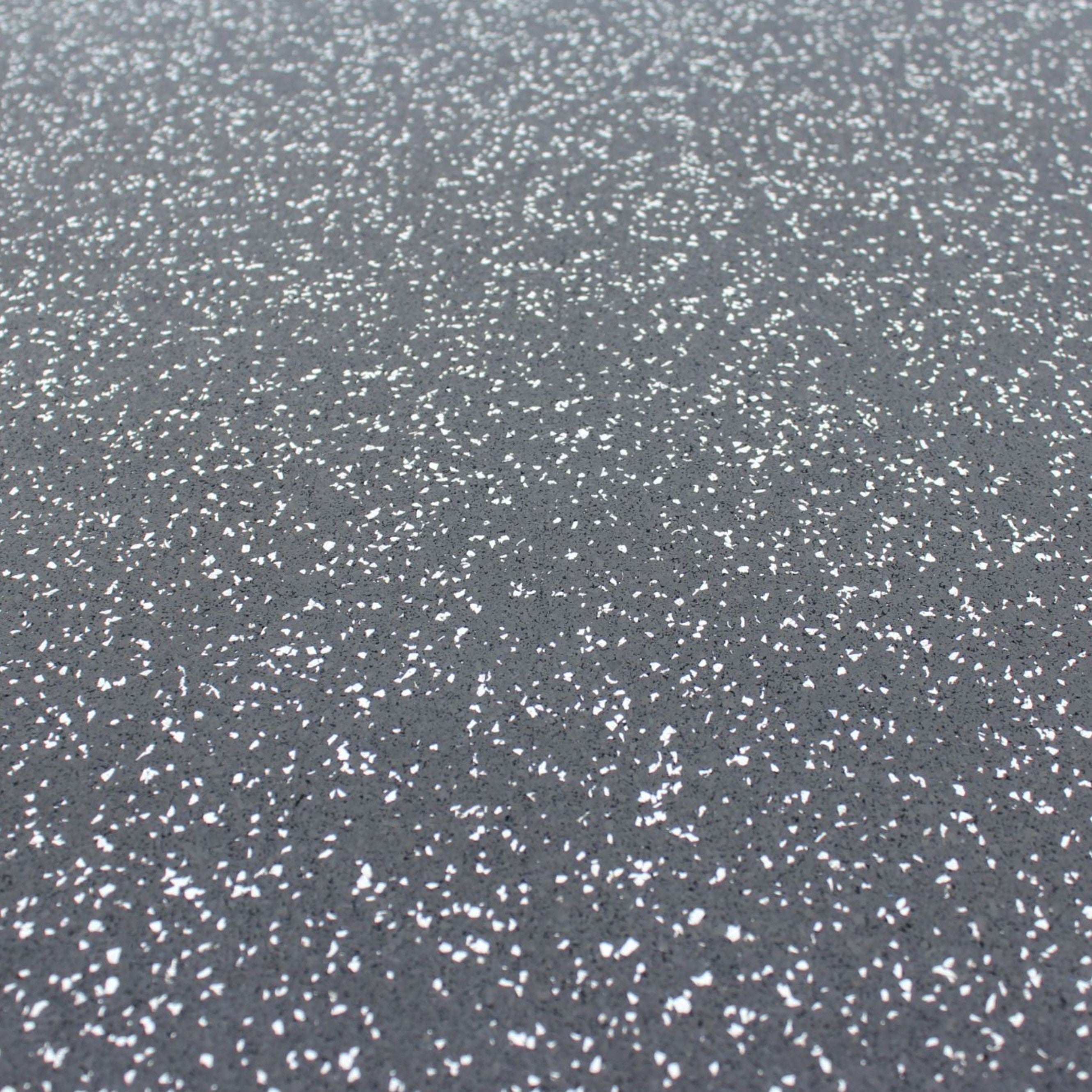 White fleck gym tile – clean top surface in studio