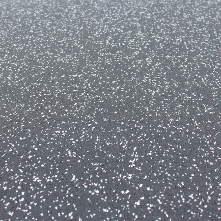 White fleck gym tile – clean top surface in studio