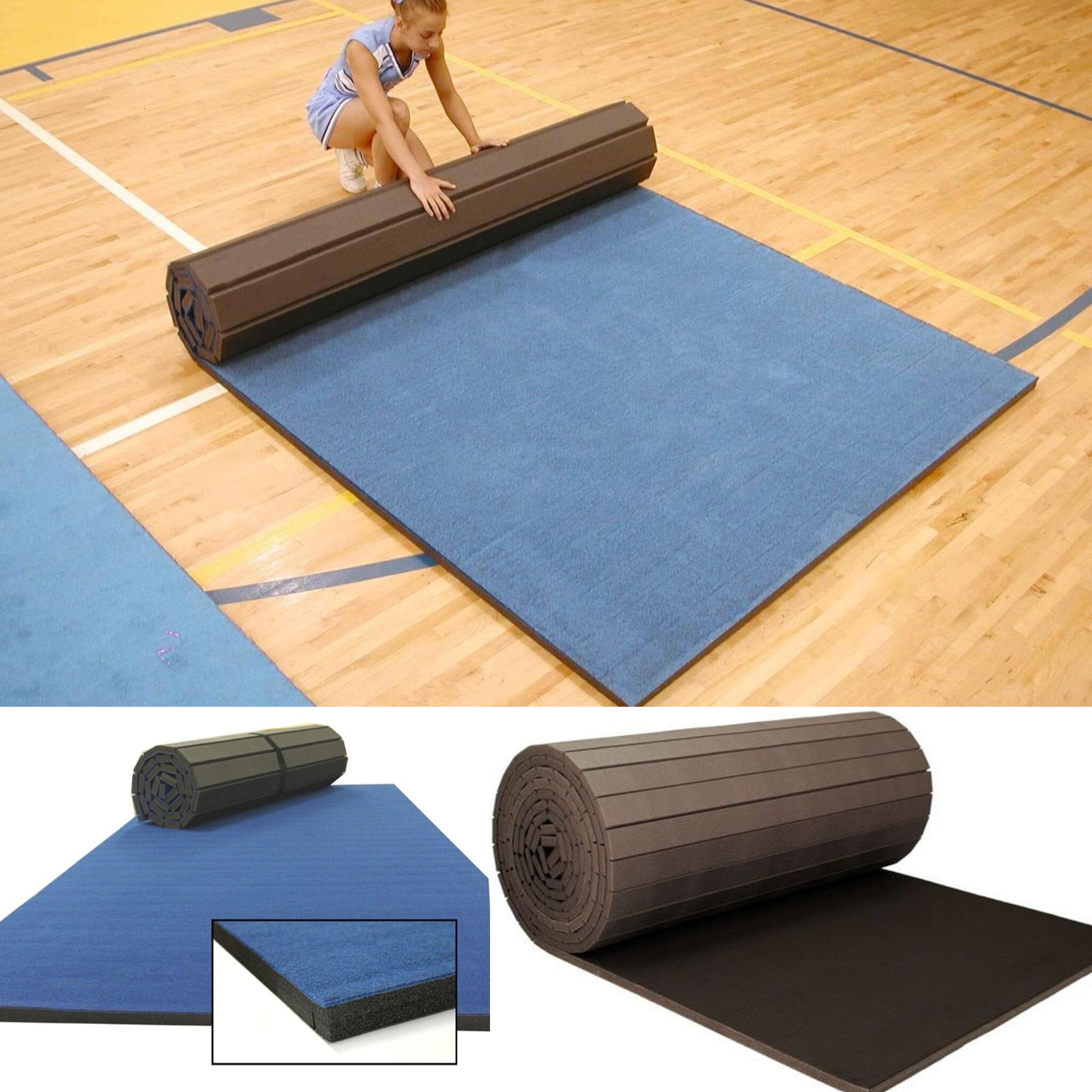 Cannons UK Rollaway Flexi Roll Gymnastics Wrestling MMA Mats