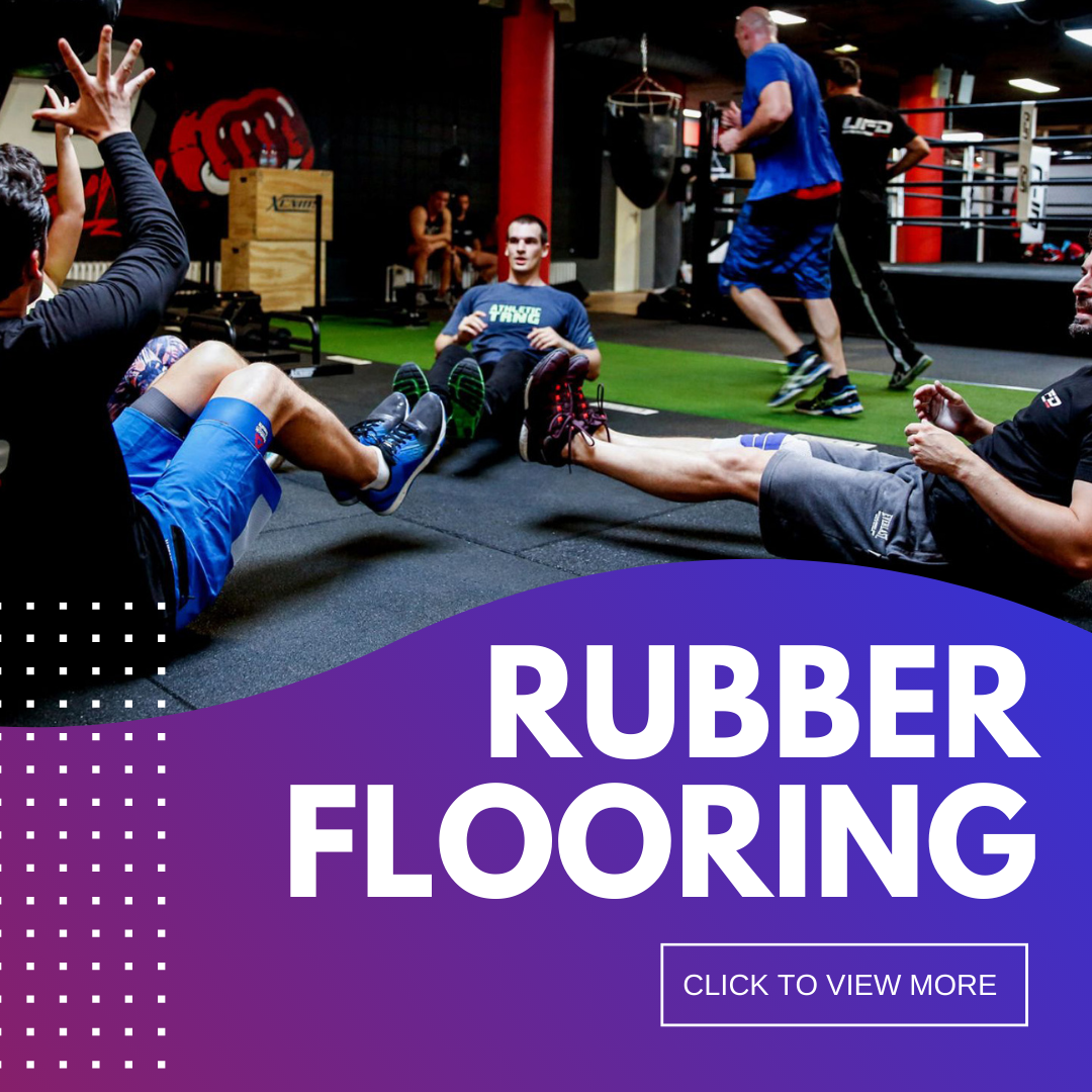 Flatline Pro Black Rubber Gym Flooring 1m x 1m x 20mm from Cannons UK, (bulk discounts available)