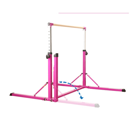 Cannons UK 2nd edition Pink Folding Junior Pro Adjustable 3-5ft Horizontal Bars A GRADE BARGAIN CORNER 1999 - Cannons UK