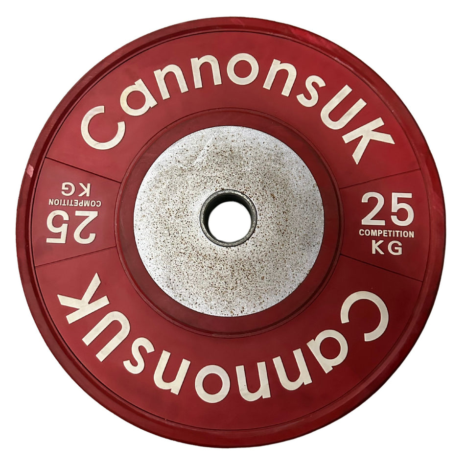 Competition Bumper Plates pairs 10kg to 25kg Discontinued/Grade B Bargain Corner 2331