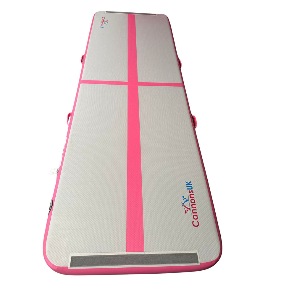 Cannons UK Air Track Pro Air Floor 3m x 1m x 10cm Pink GRADE C BARGAIN CORNER 2334