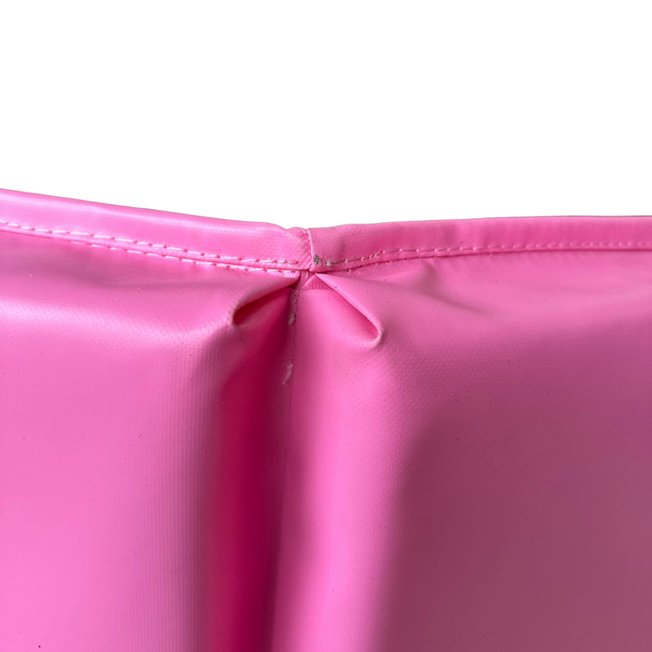 Foldable Gymnastics Mat with carry handles 8ft x 4ft x 50mm Pink GRADE B BARGAIN CORNER 2410