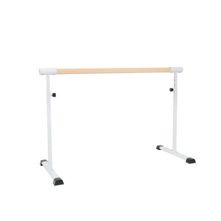 Top-down view of white 110 cm barre  
