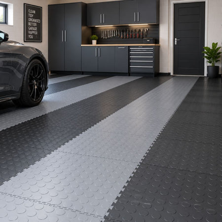 UltraLock black PVC garage flooring