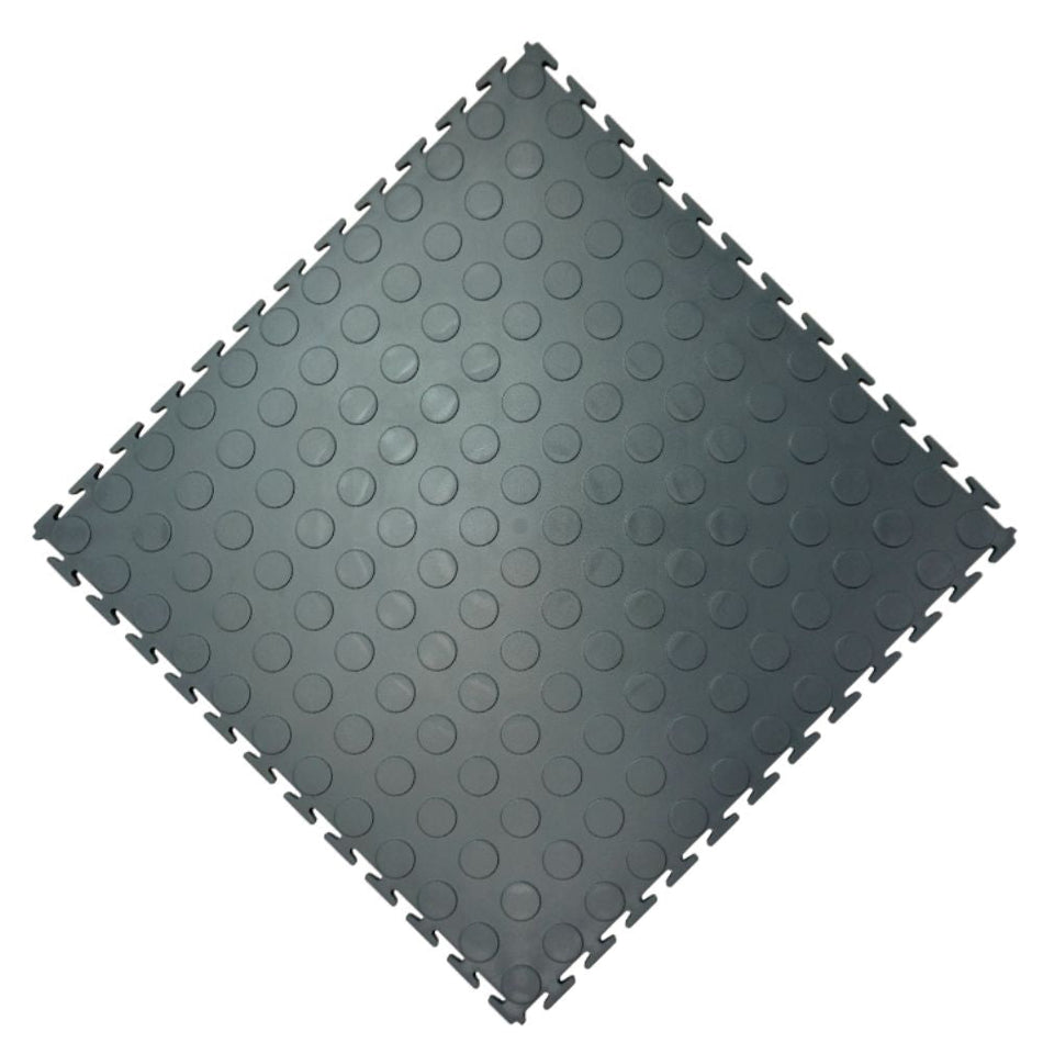 UltraLock black solid PVC coin tile