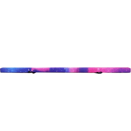Cosmic Cannons UK 210cm folding gymnastics beam, folded for compact storage and travel.