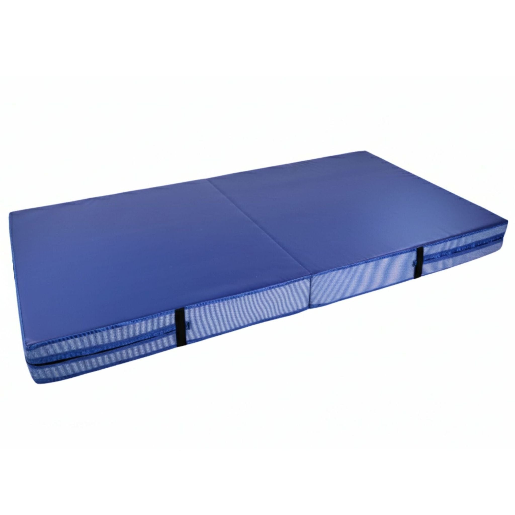 Side view of Cannons UK crash mat showing 8-inch foam thickness