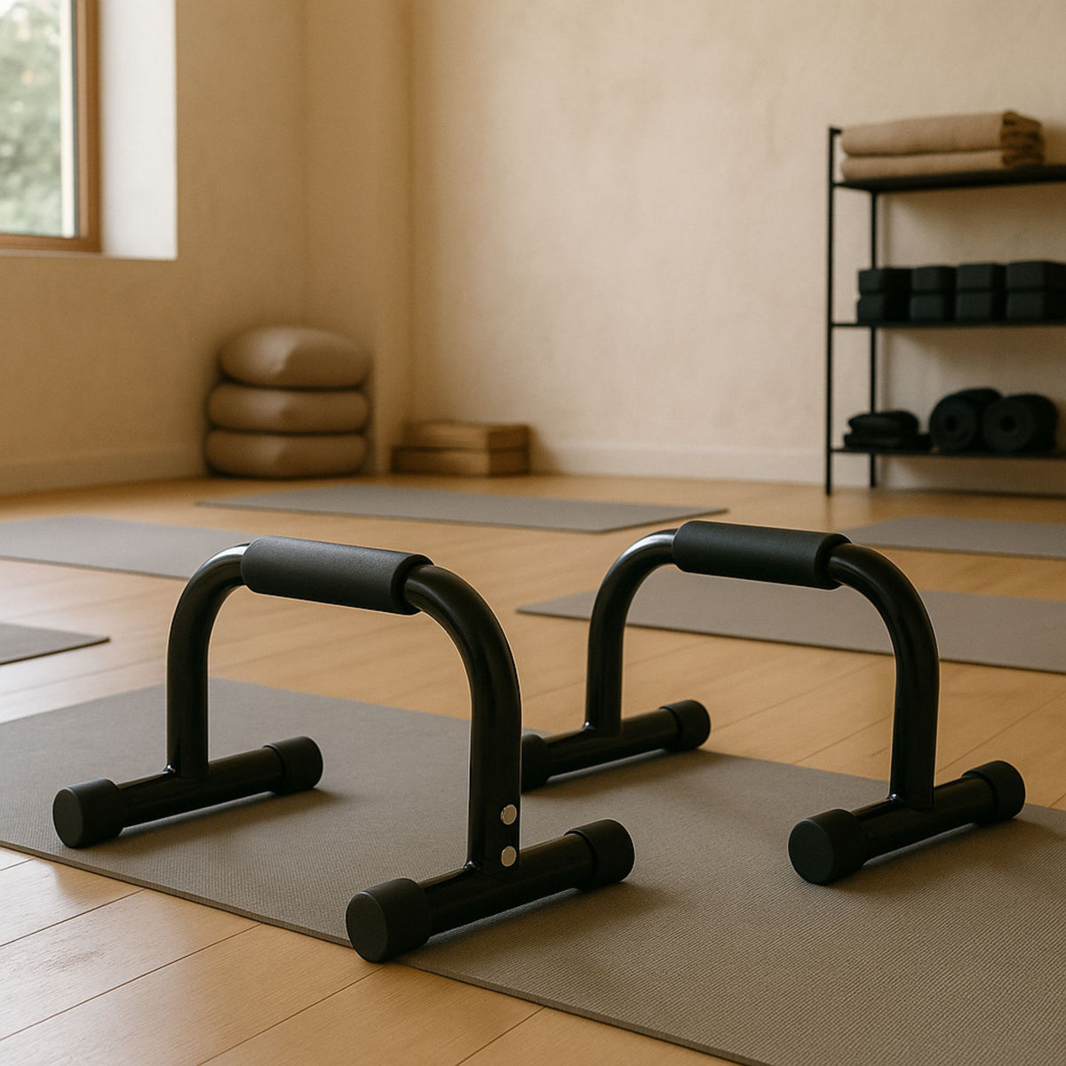 Pair of dip bars for bodyweight training and core exercises – Cannons UK.