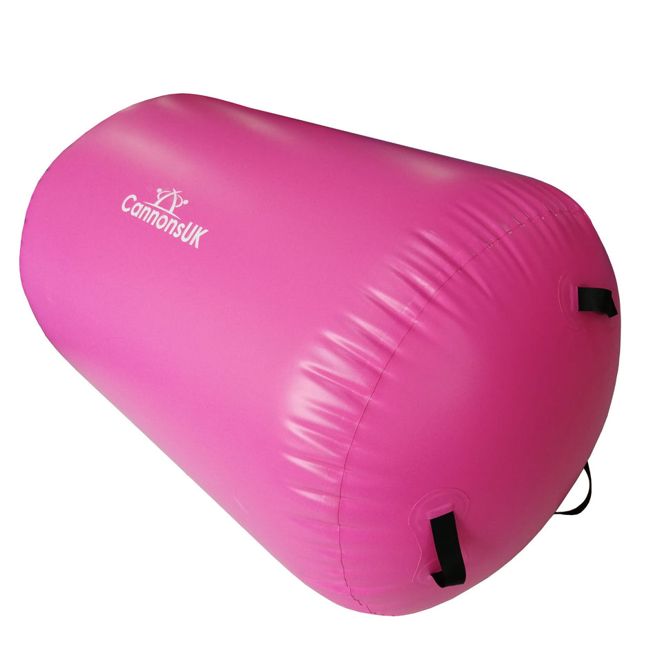 Air Roll pink — close three-quarter isometric; seam, valve and rail detail.