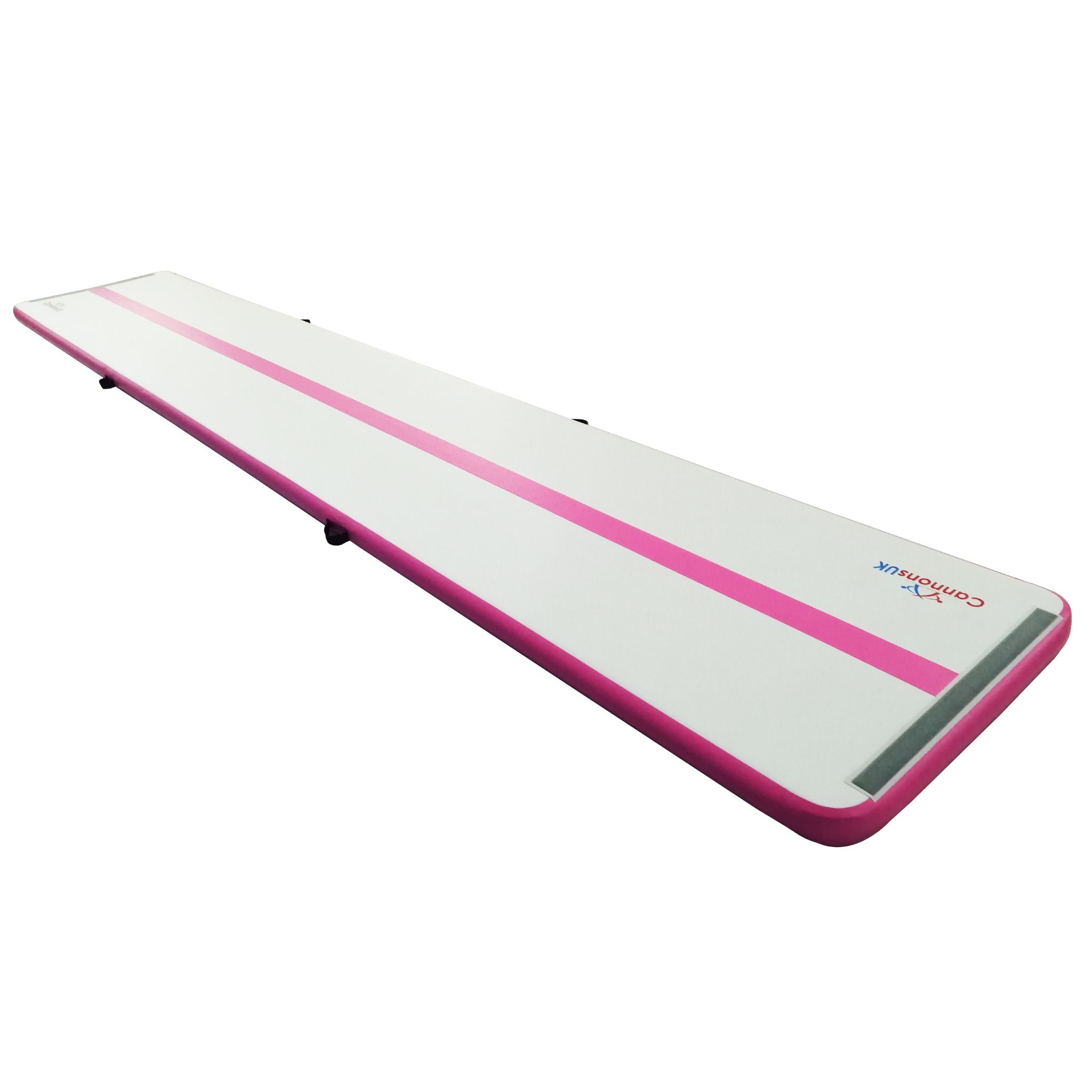 Air Track Pro 5 m × 1 m × 10 cm — blue trim, alternate portrait top view with clean edge radius