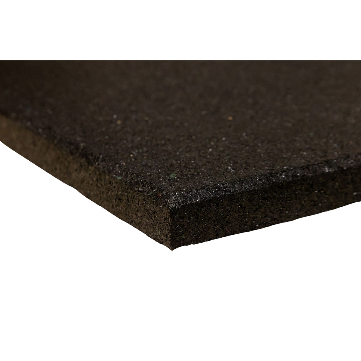 Black tile — alternate edge angle highlighting bevel and thickness.