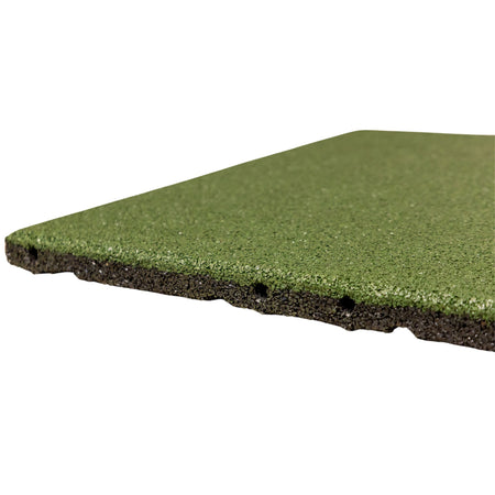 Green tile — edge/thickness profile showing 30 mm section.