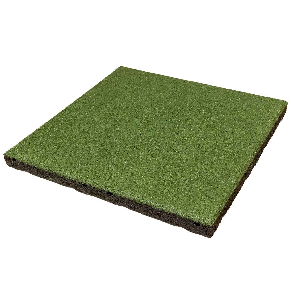 Green tile — studio top view; slip-resistant emboss.