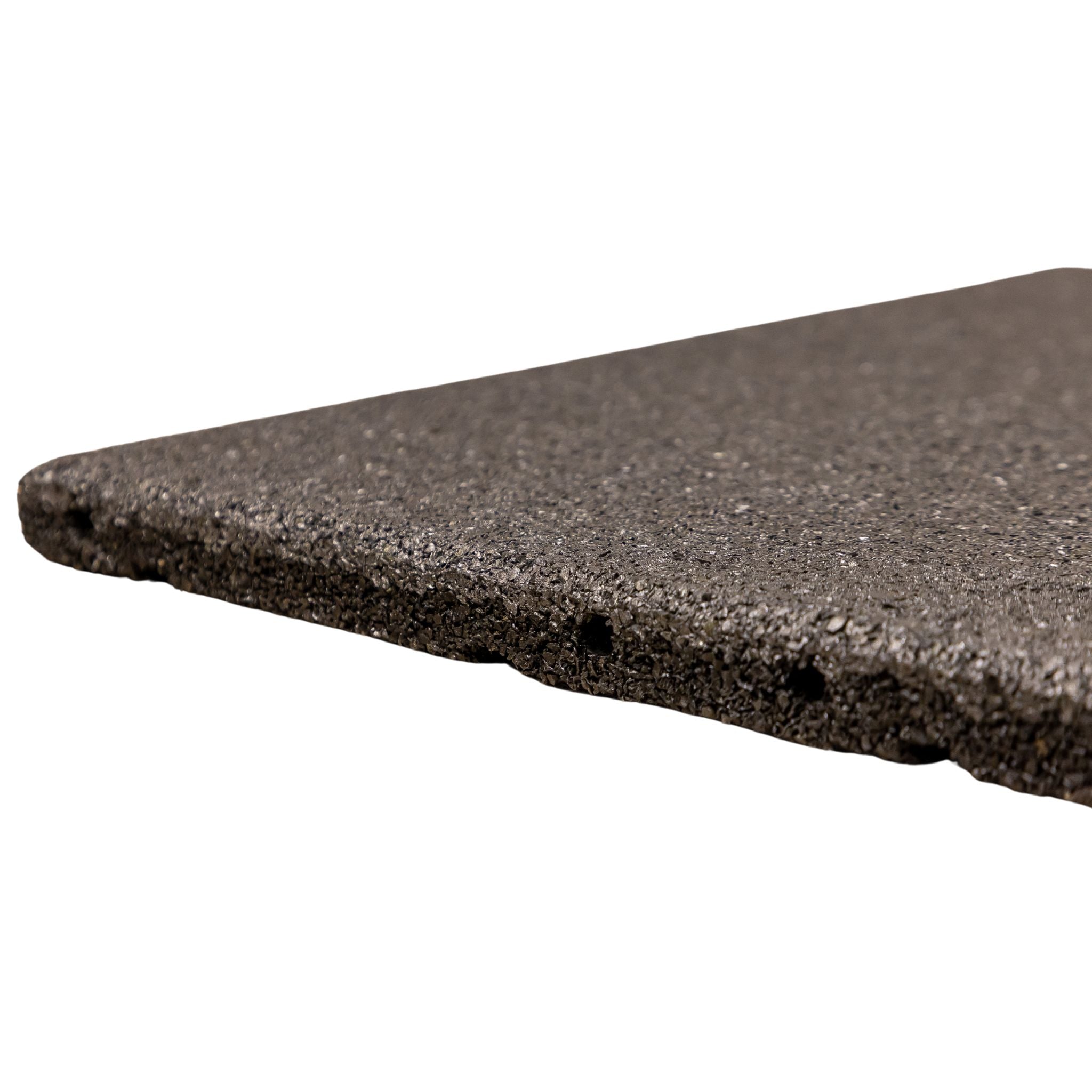 Grey tile — edge profile illustrating thickness and straight sides.
