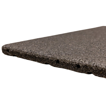 Grey tile — edge profile illustrating thickness and straight sides.