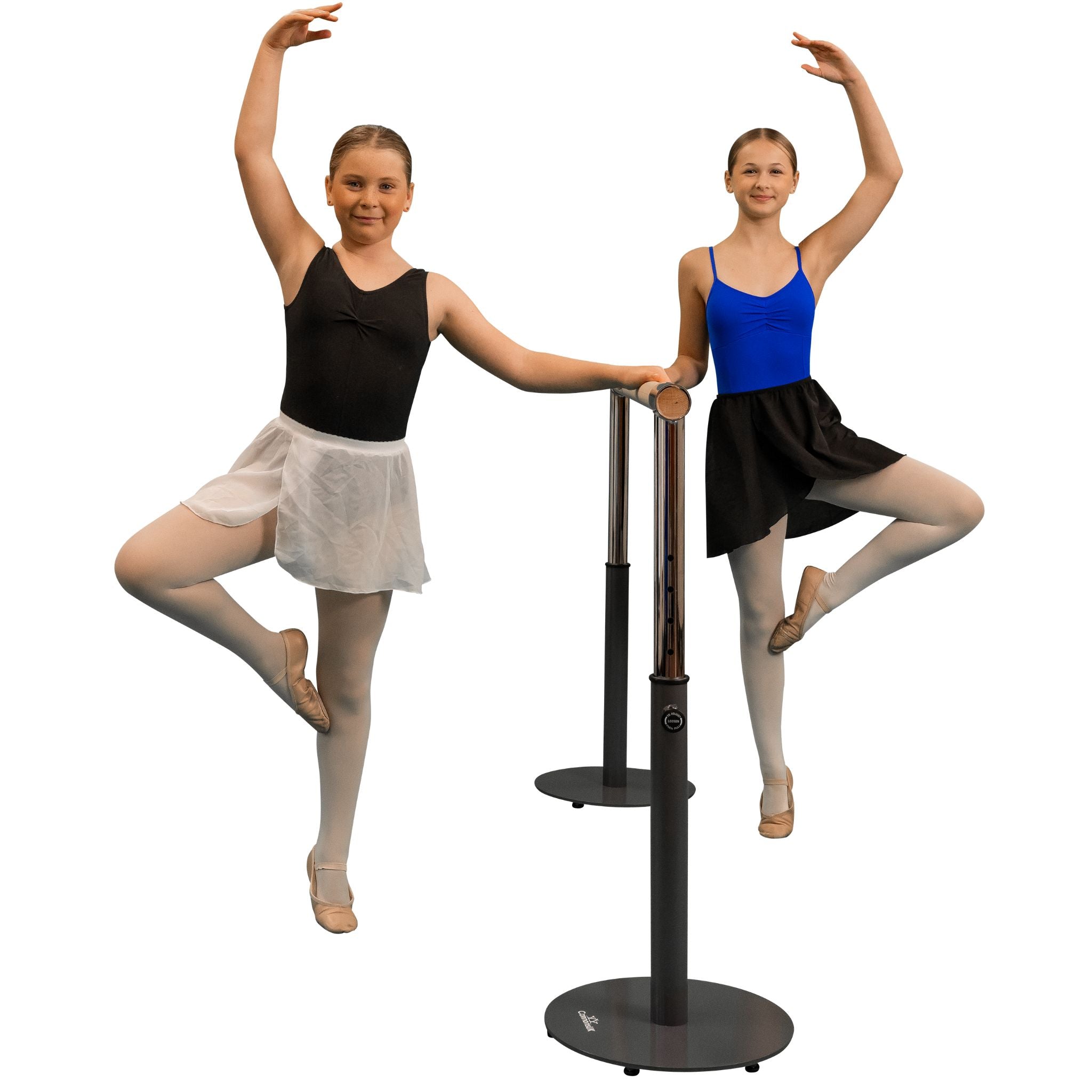Studio shot of barre length showing full 175 cm span
