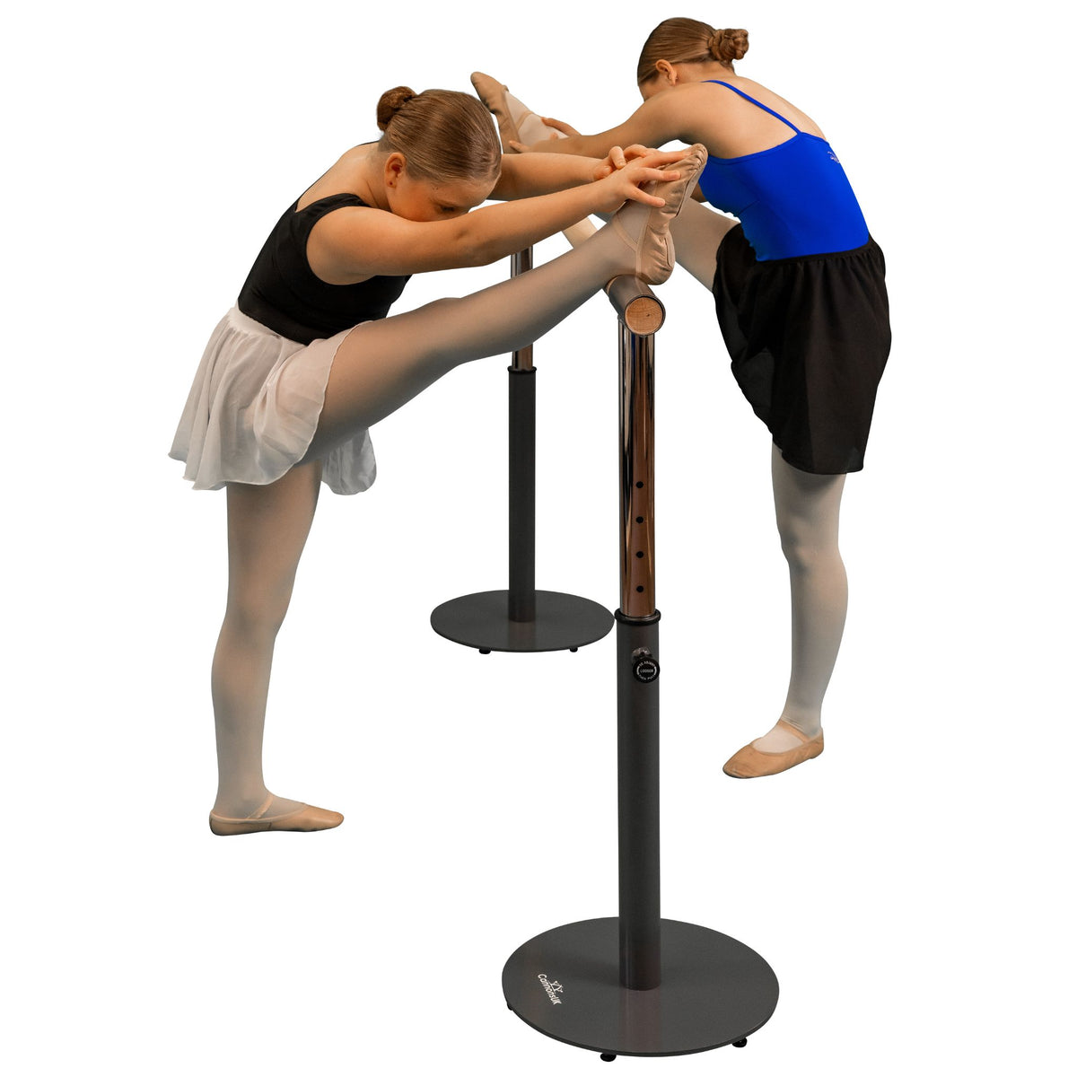 Top-down view of commercial barre layout
