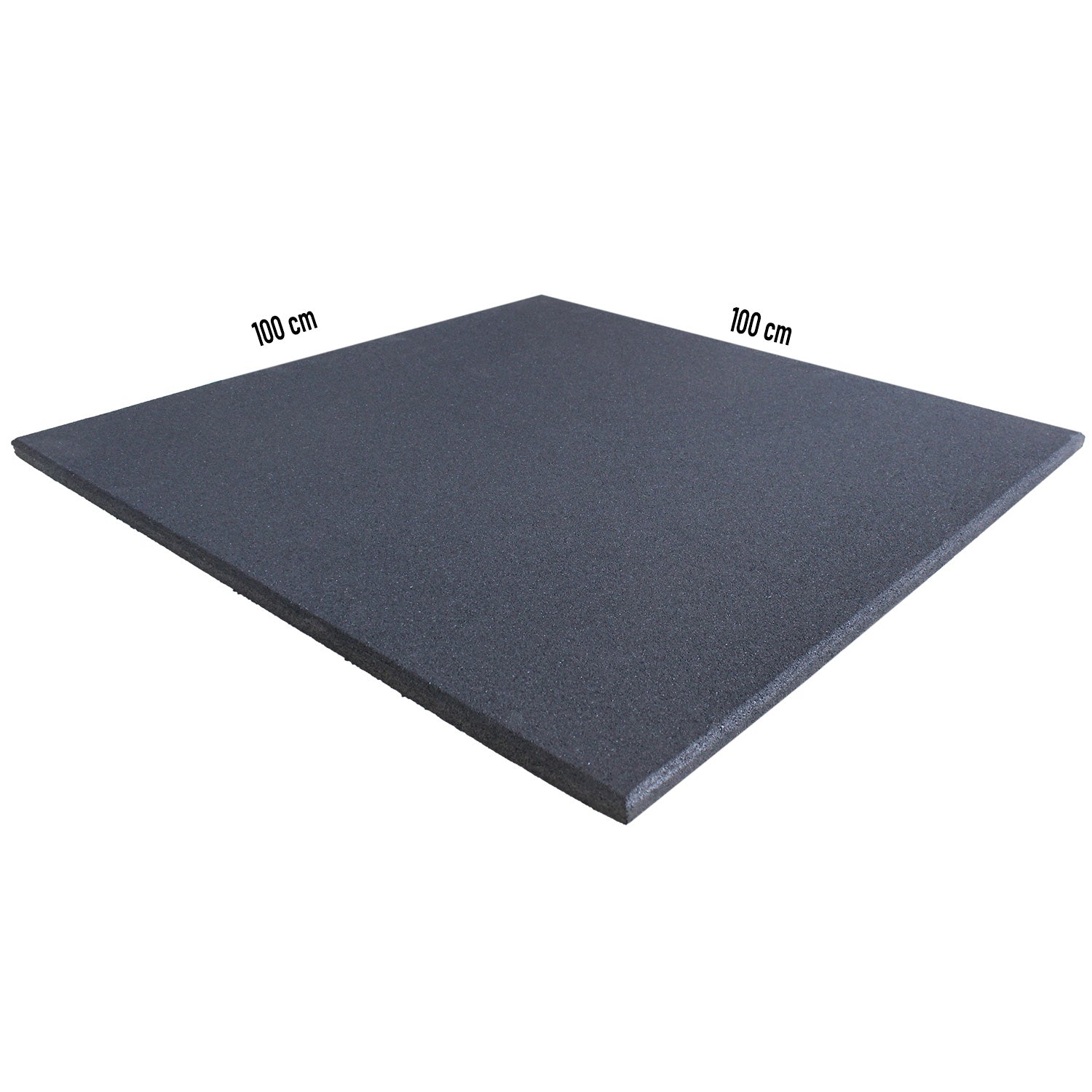 Flatline Pro 20mm rubber flooring sample – grey