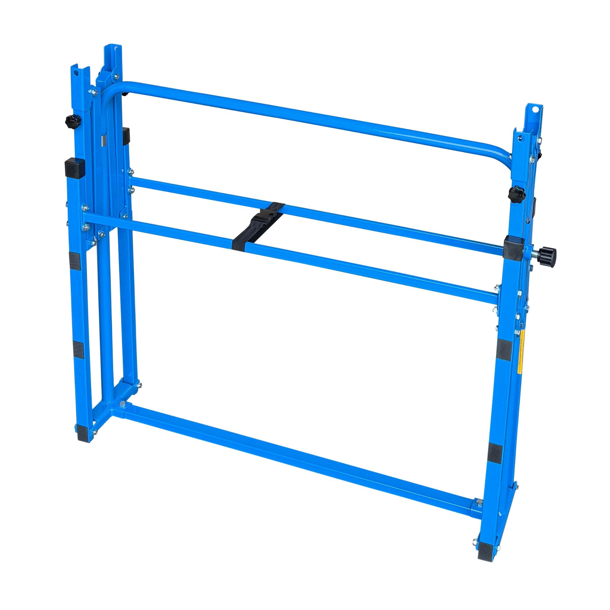 Blue adjustable gymnastics bar with accessory kit	