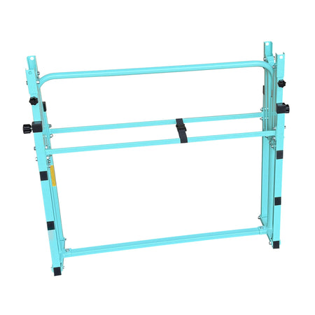 Green bar’s height adjustment scale – close-up view	