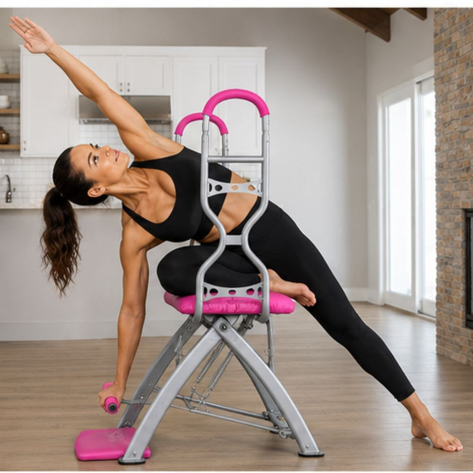 Pilates Chair – Heavy Duty Steel Frame | Adjustable Resistance | Home & Studio Use