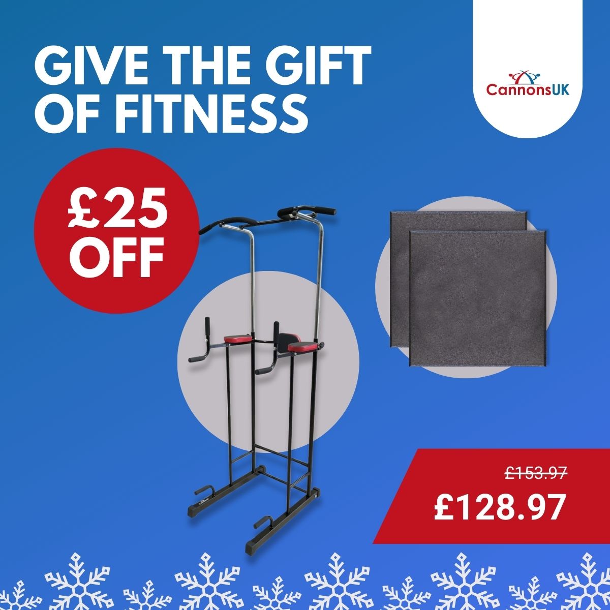 Pull-up rack with two 15mm Flatline mats side by side – full bundle display  
