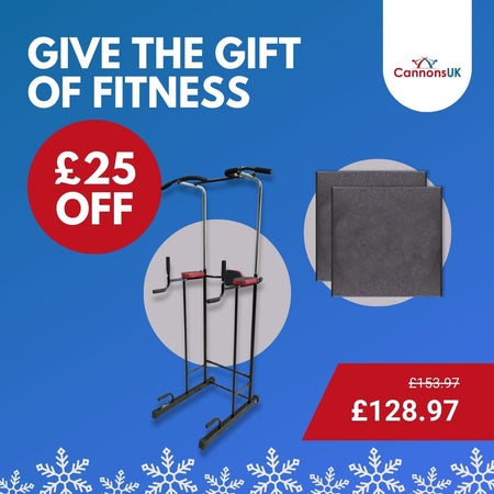 Pull-up rack with two 15mm Flatline mats side by side – full bundle display  
