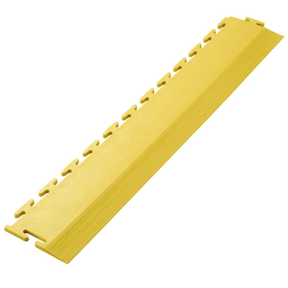 UltraLock™ Solid PVC Garage Tile Edge Ramps & Corner Pieces 6mm | Finishing Edges for Coin Garage Tiles