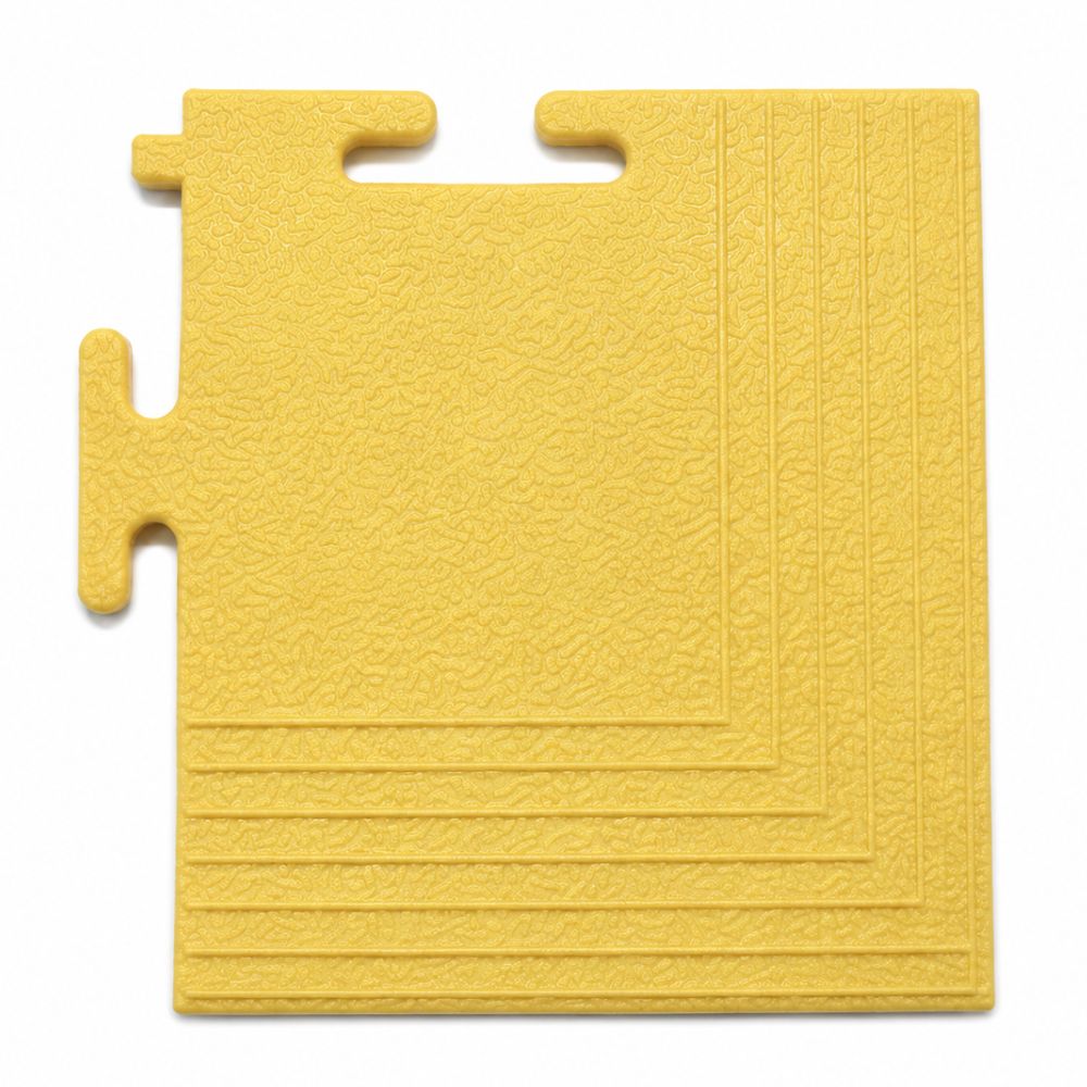 UltraLock™ Solid PVC Garage Tile Edge Ramps & Corner Pieces 6mm | Finishing Edges for Coin Garage Tiles