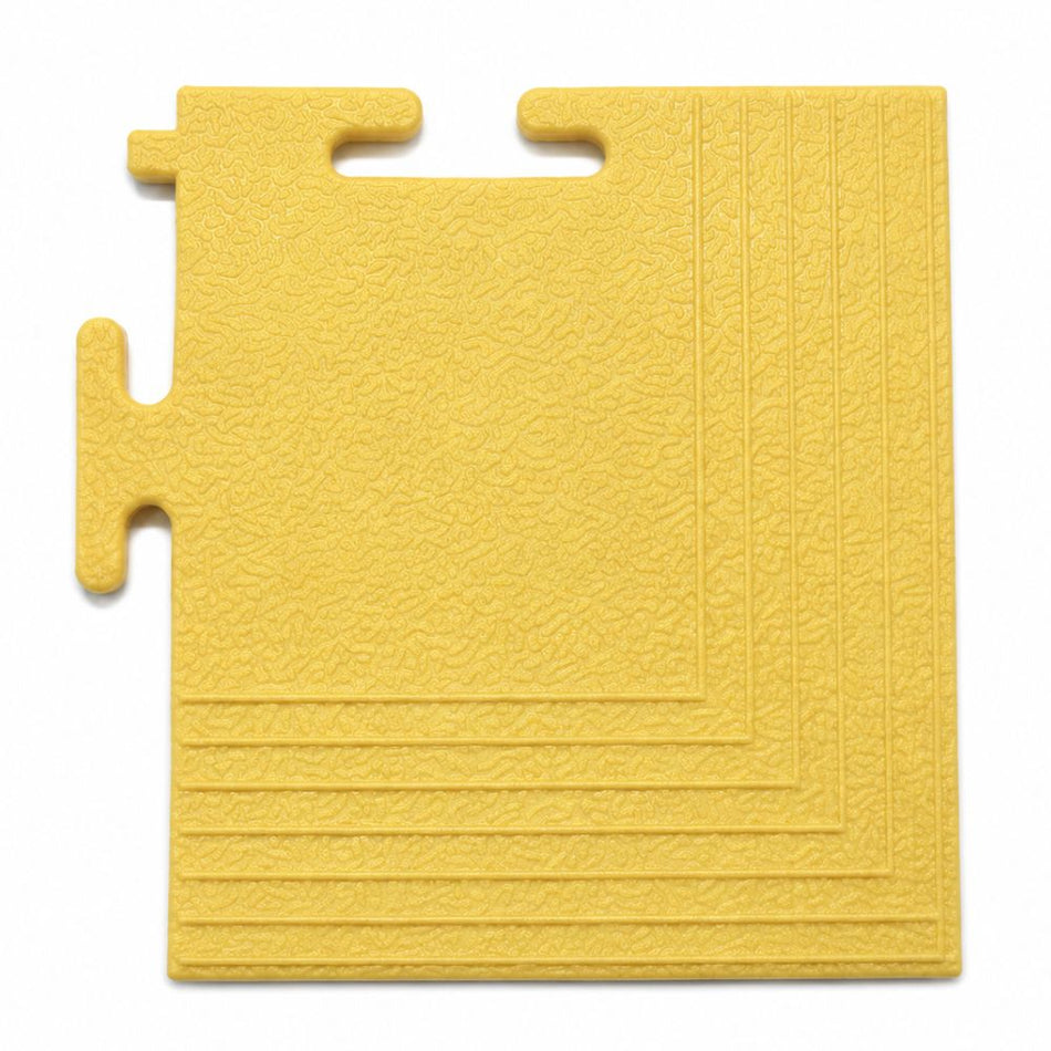 UltraLock™ Solid PVC Garage Tile Edge Ramps & Corner Pieces 6mm | Finishing Edges for Coin Garage Tiles