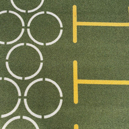 Green astro track close-up showing astro surface  

