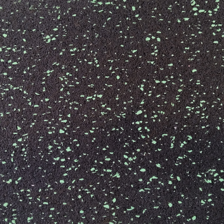 Close corner view of green Smirna Series 10mm flooring  
