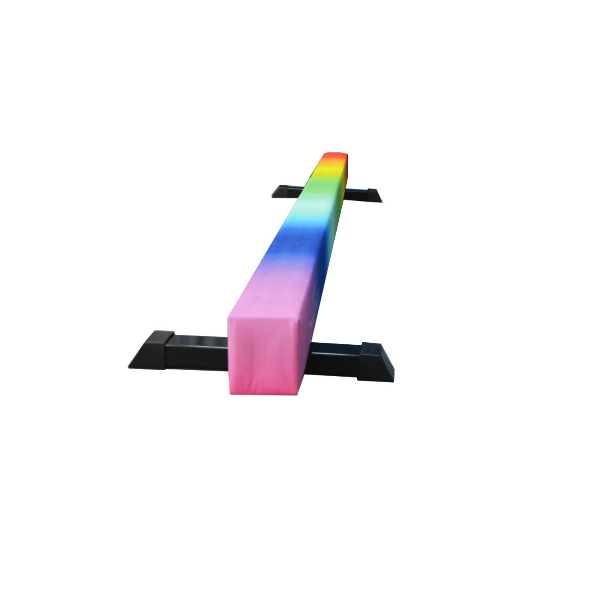 Cannons UK Rainbow 8ft Solid Gymnastics Beam with Adjusting Legs height between 26cm-44cm. B GRADE BARGAIN CORNER 2101 - Cannons UK