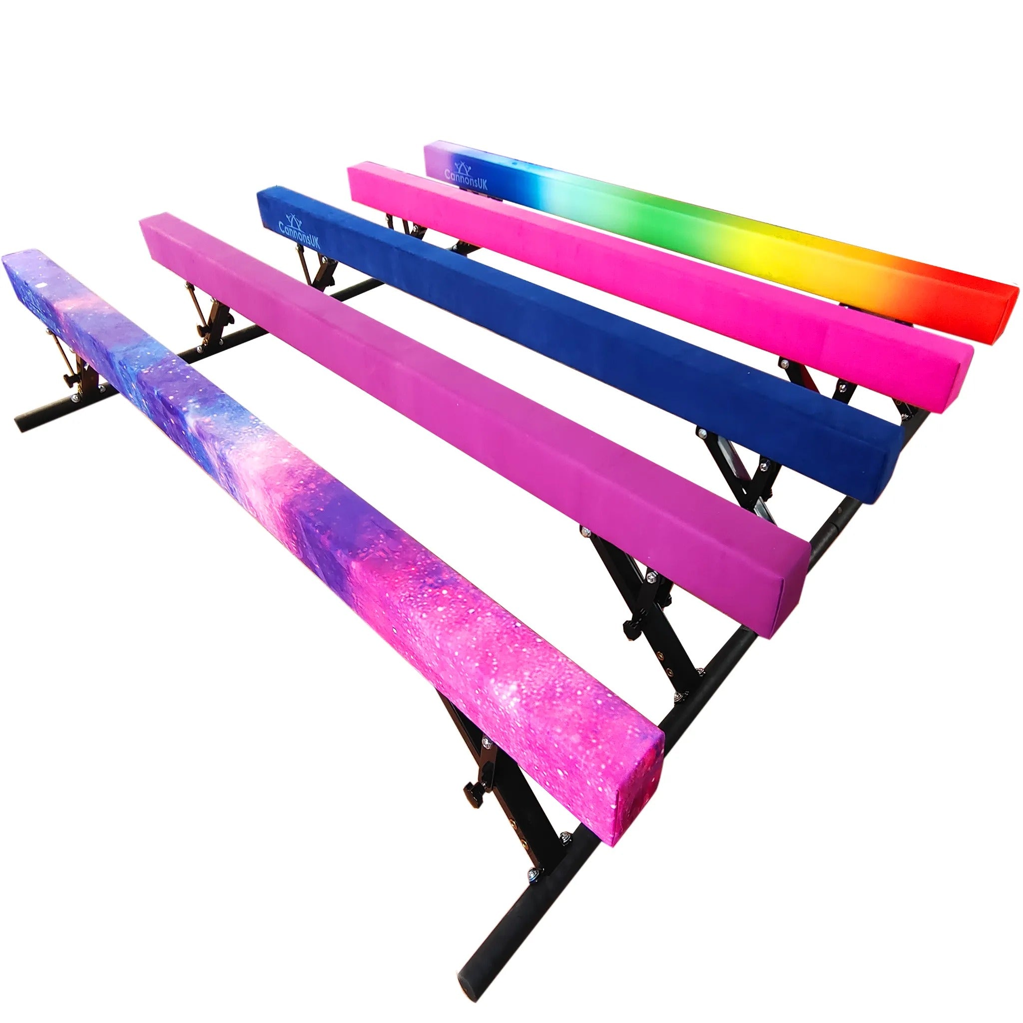 8ft Ultra Beam full colour range shown together  
