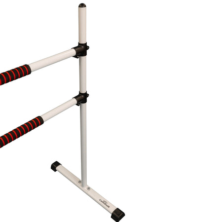 Detailed view of crossbar and support post – freestanding unit  
