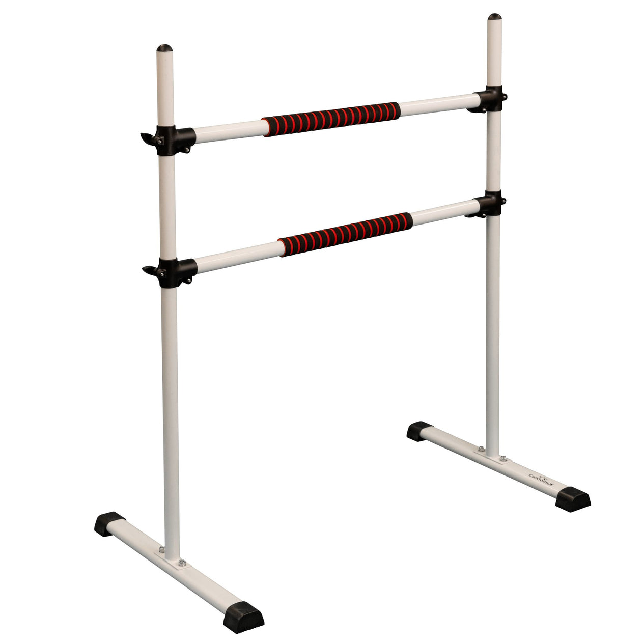 Freestanding and portable Double Ballet / stretch Barre