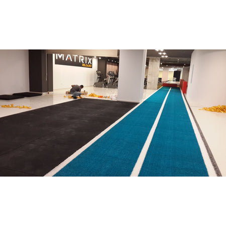 Gym Running and Sled Track 10m x 2m available in red, green or blue - Cannons UK