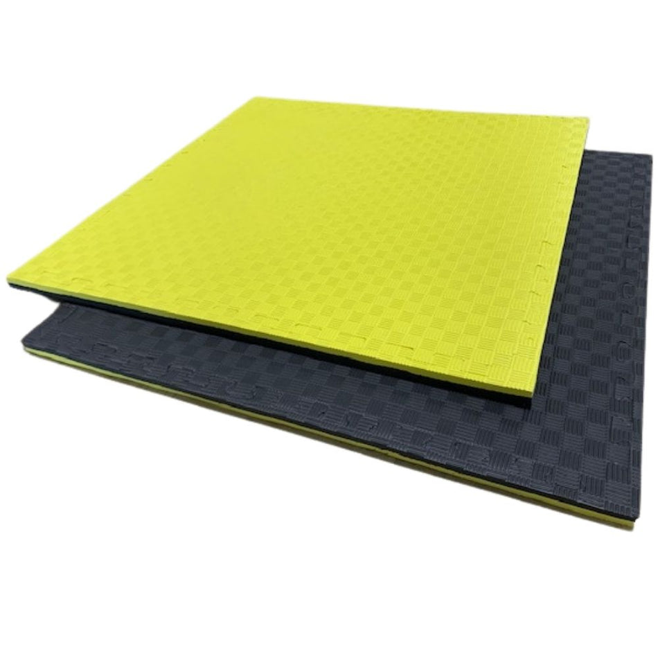 Cannons UK reversible 26mm Tatami Yellow and Black 1m x 1m Mats from just £17.99 - Cannons UK