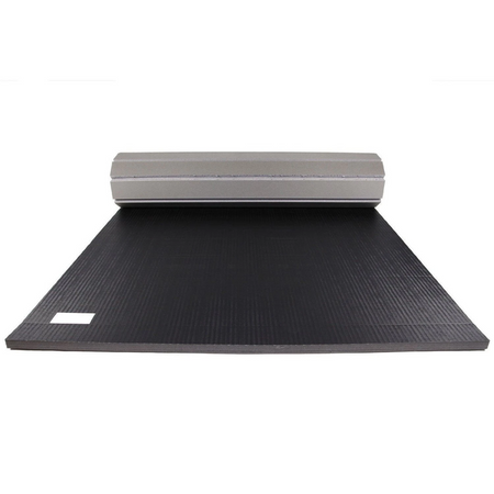 12 metre Cannons UK Rollaway Gymnastics Wrestling Martial Arts Mat Vinyl Top Blue or Black - Cannons UK