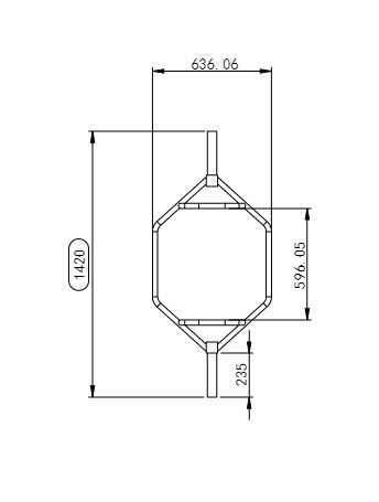 Olympic Shrug Gym Trap Bar with collars - Cannons UK