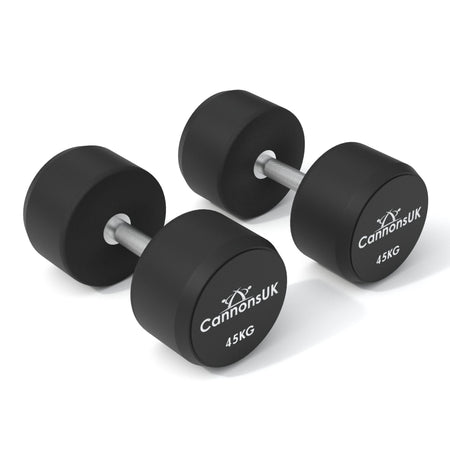 Urethane Dumbbells 2.5kg to 50kg - Cannons UK