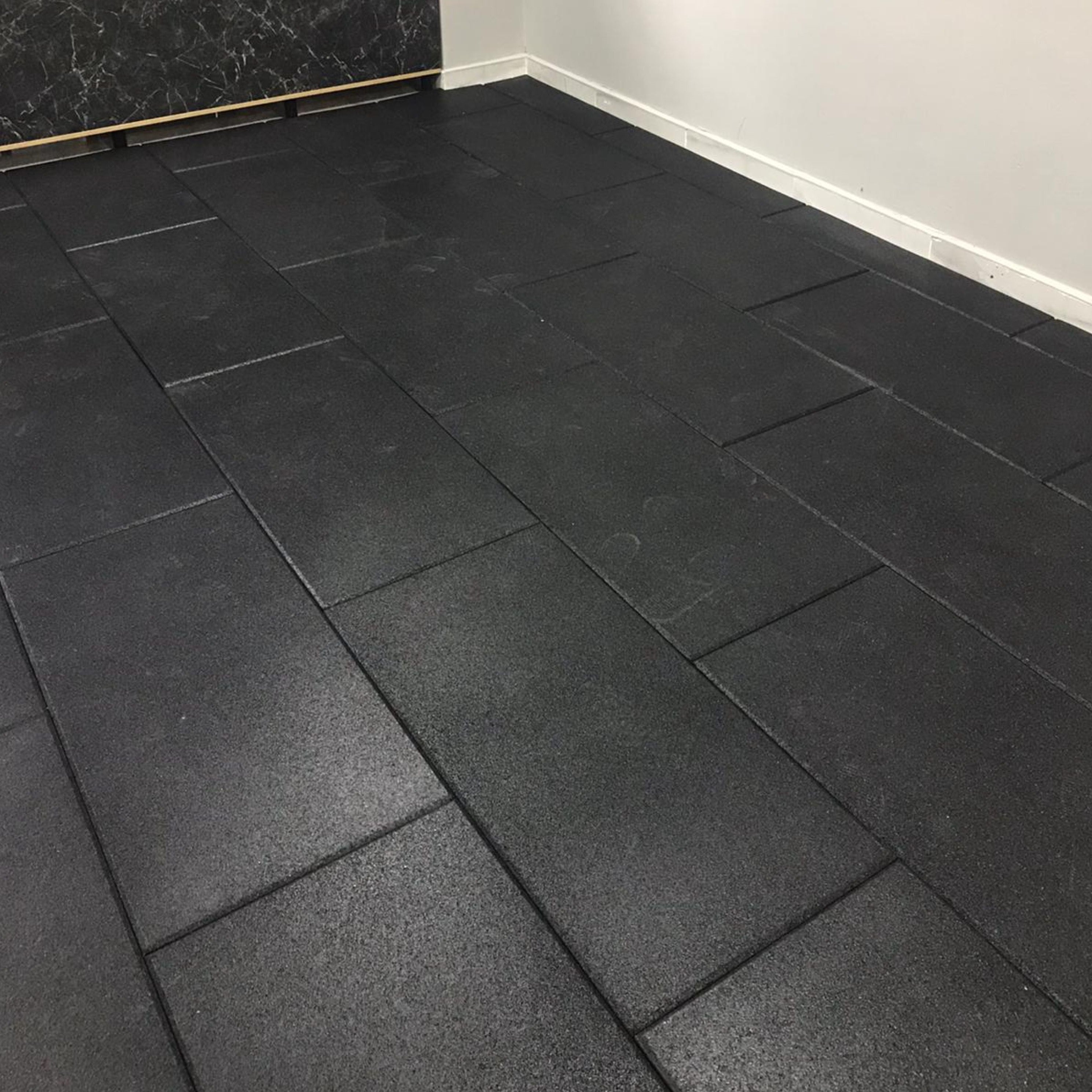 18m2 single garage package, BeFit Flatline Black Rubber Gym Flooring - Cannons UK