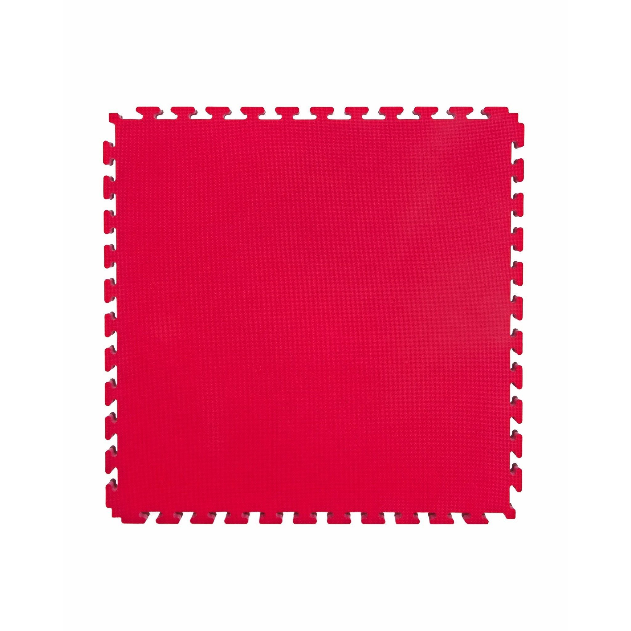 Cannons UK 30mm jigsaw mat flat red side for martial arts and dojo flooring.