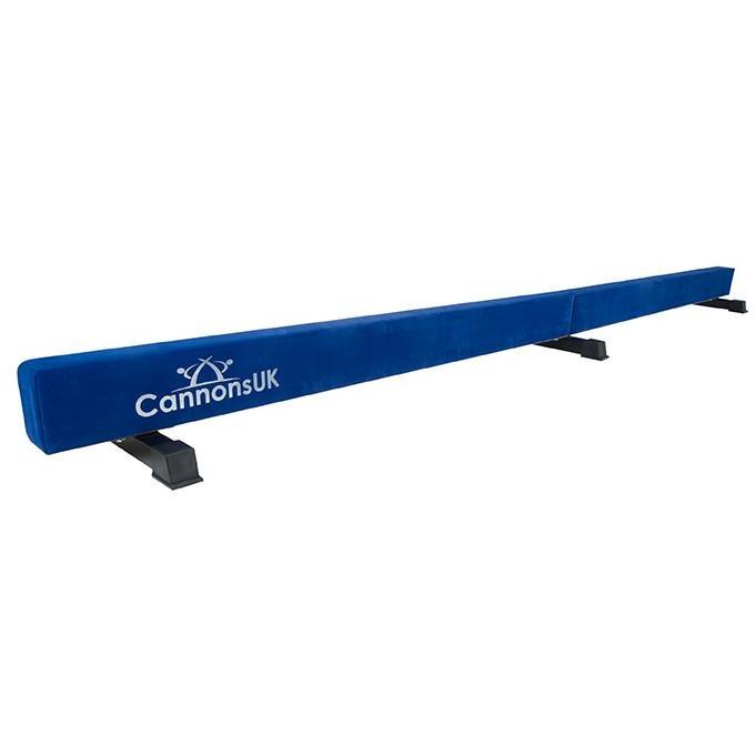 Cannons UK 12 ft Solid Beam (blue) — stable construction with faux suede textured top for grip and durability.