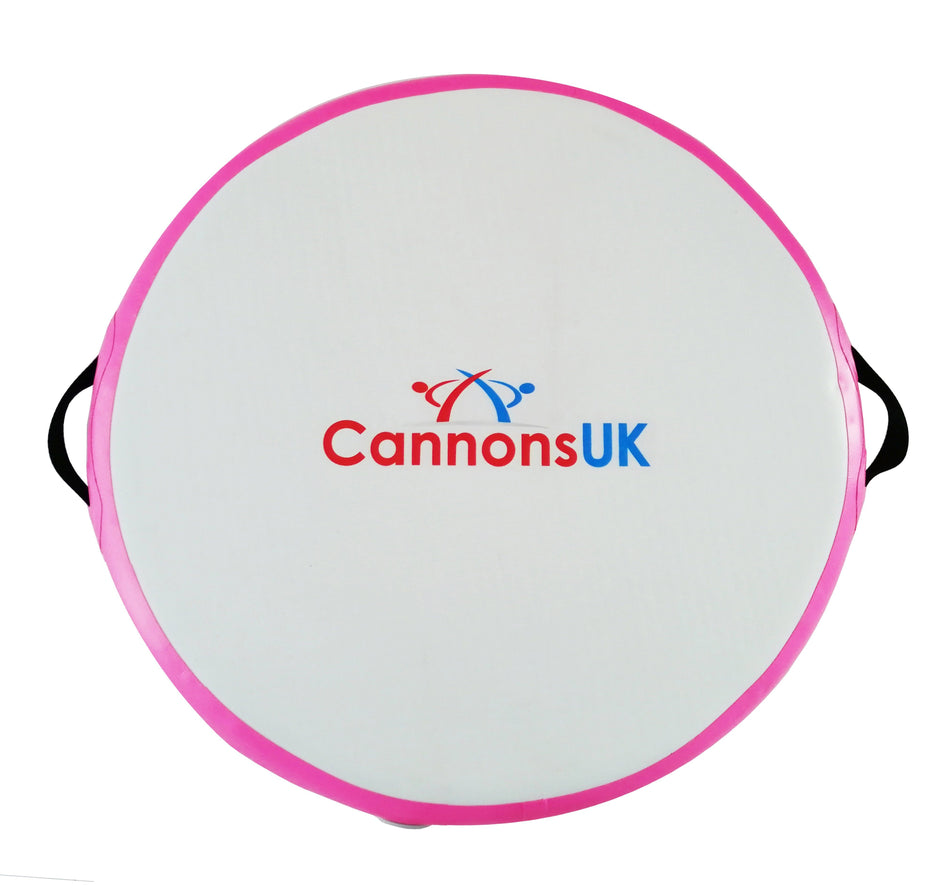 Air Spot pink — top view with centred logo; smooth landing area for shaping and balance work