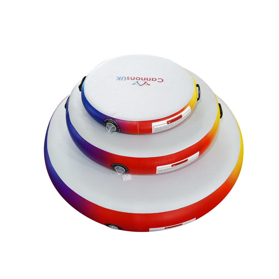 Air Spot rainbow — side profile highlighting the colour-fade band and valve location